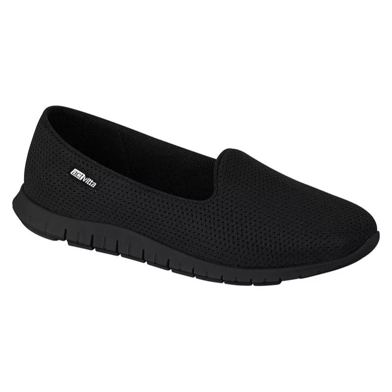 4202.500.28005.15787 Actvitta - Sapato Casual Feminino - Nylon Smesh - PRETO 01/PRETO