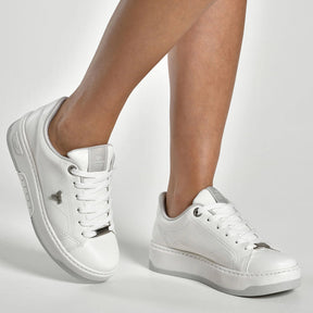 TENIS 126-017-10 EM SINTE BRANCO