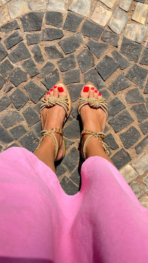 Rasteira Helena Florescer