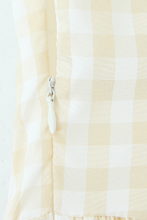 Vestido Bustier Xadrez