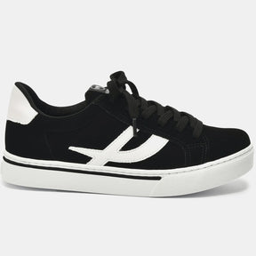 TENIS 016-012-03 EM SINTE PRETO/BRANCO