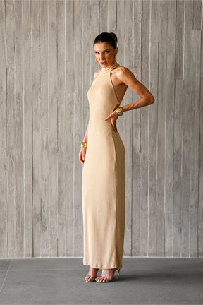 Vestido Éter Dourado