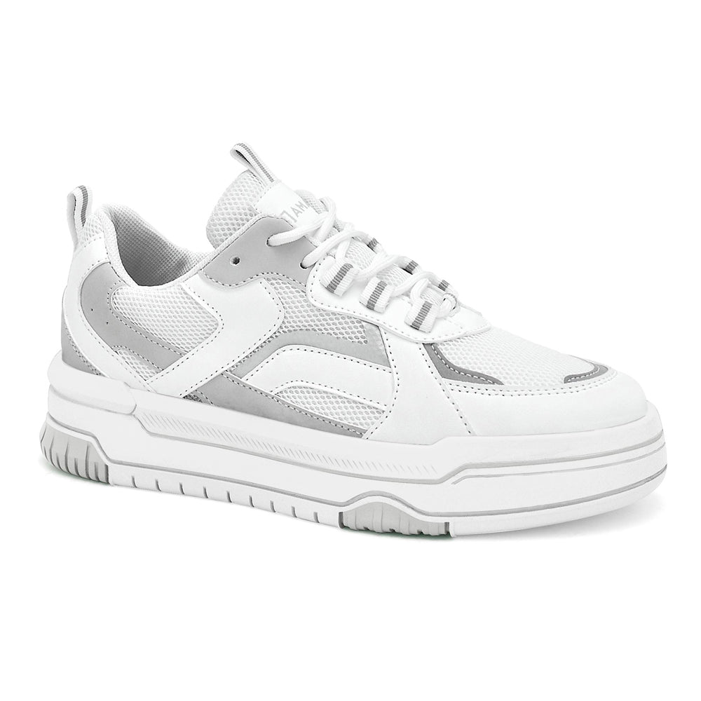 TENIS ESPORTIVO EM SINTETICO FEMININO SOLADO SINTETICO - CABEDAL CALIFORNIA/BCO/CINZA