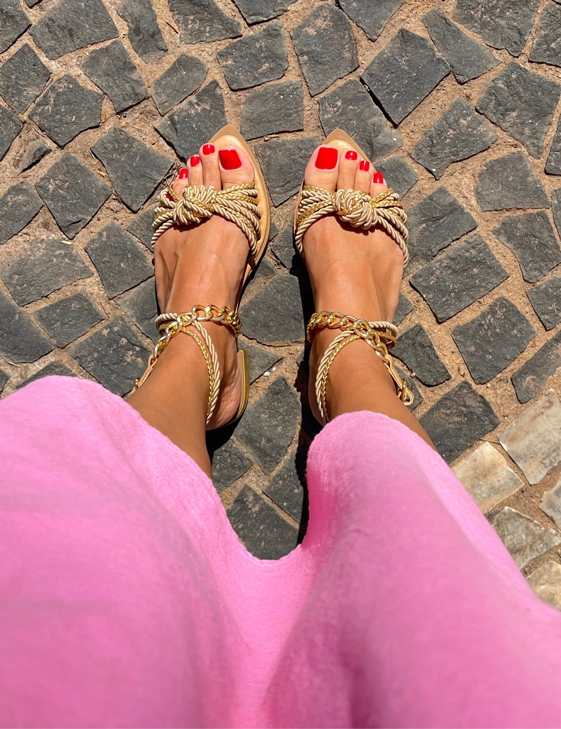 Rasteira Helena Florescer