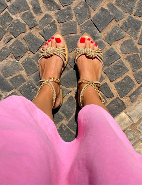 Rasteira Helena Florescer