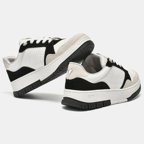 TENIS 219-002-01 EM SINTE GELO/PRETO/MILK