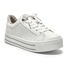 TENIS 010-013-01 EM SINTE BRANCO/BRANCO