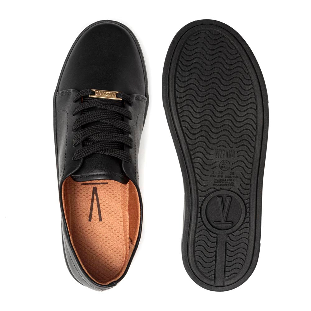 Tênis Feminino Vizzano Liso Pelica Preto
