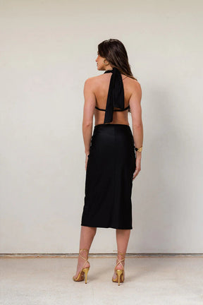 Vestido Positano Preto