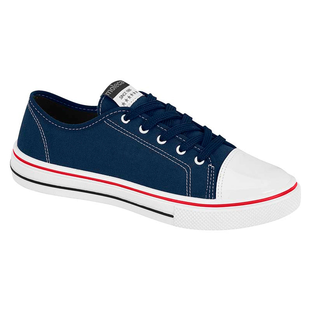TENIS FEM MARINHO 1071/BRANCO 99 5796.204.20200.95563-LONA SIDER/VERNIZ FRESH NEO