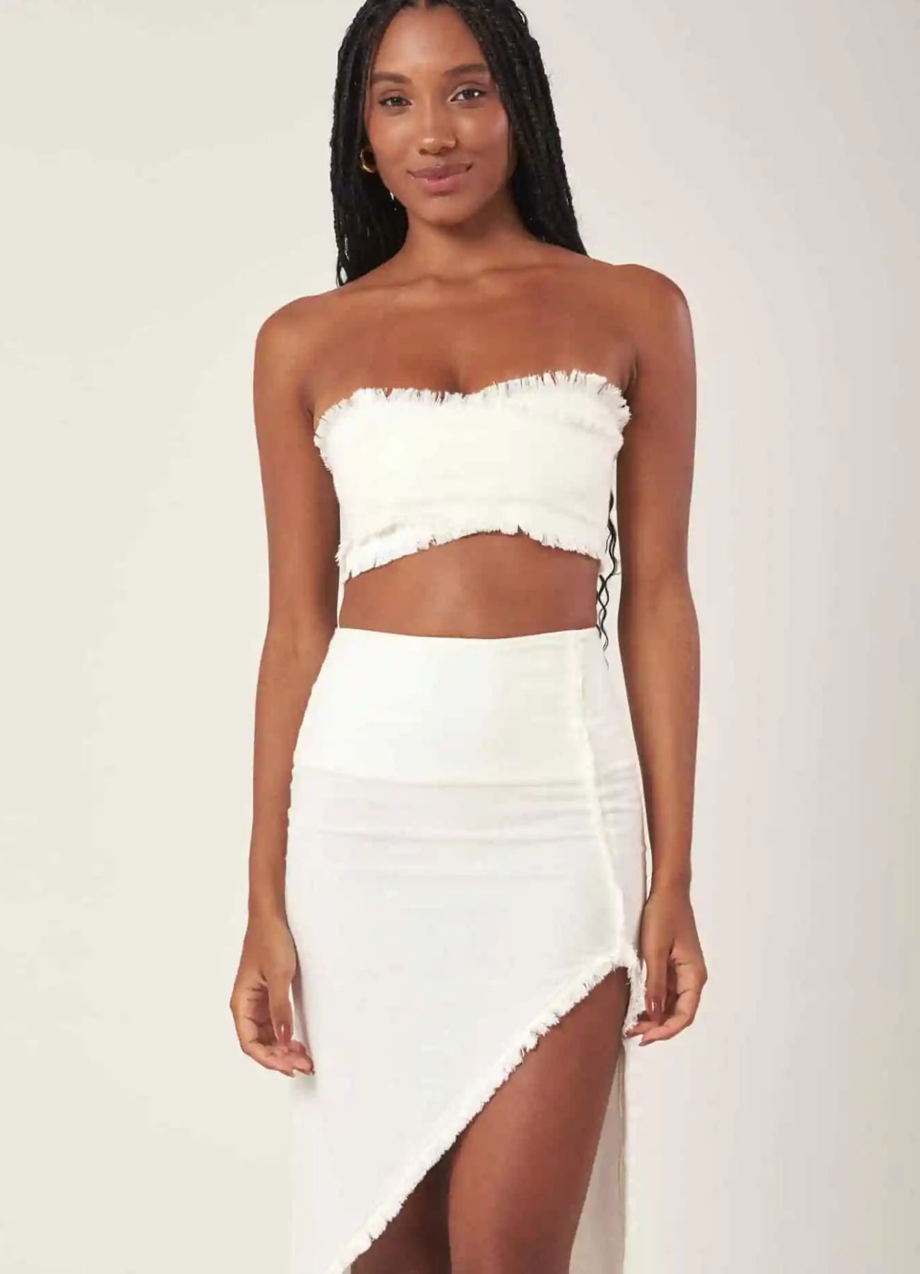 Top de Linho off-white Milena