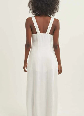 Tunica de linho off-white Mel