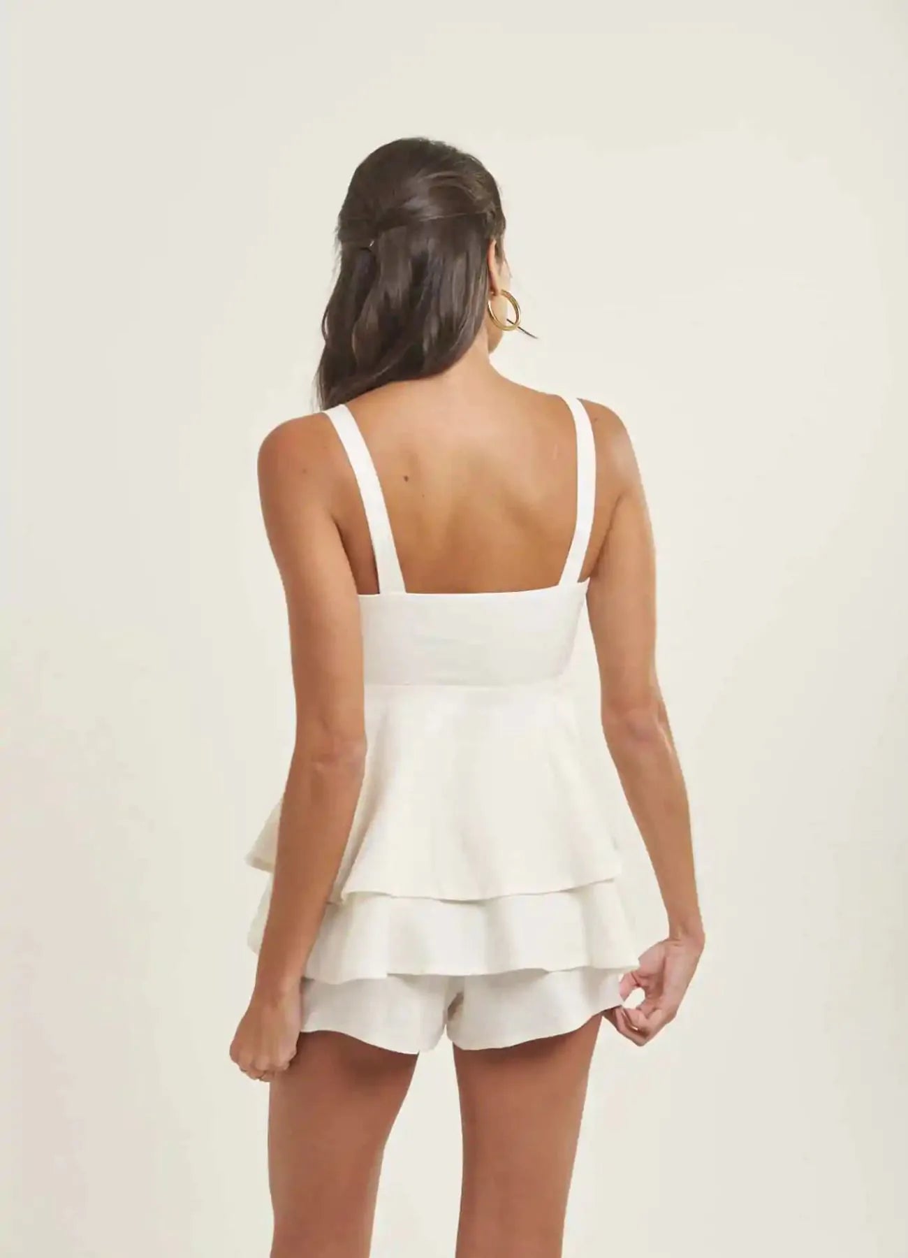 Bata de linho off-white Catarina