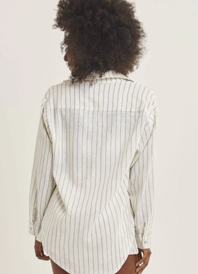 Camisa de linho listrada Bella