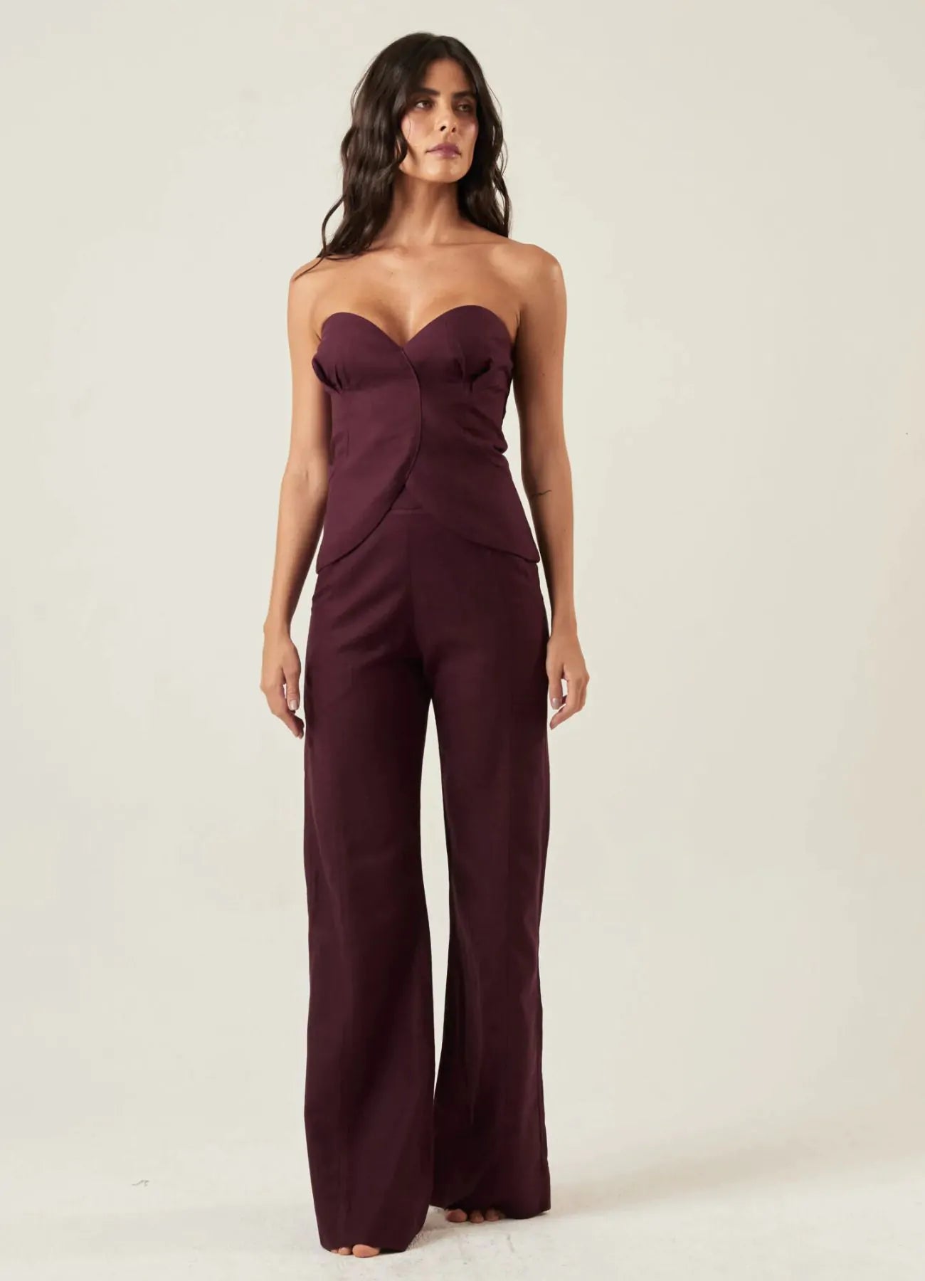 Top de Linho jabuticaba Juliana