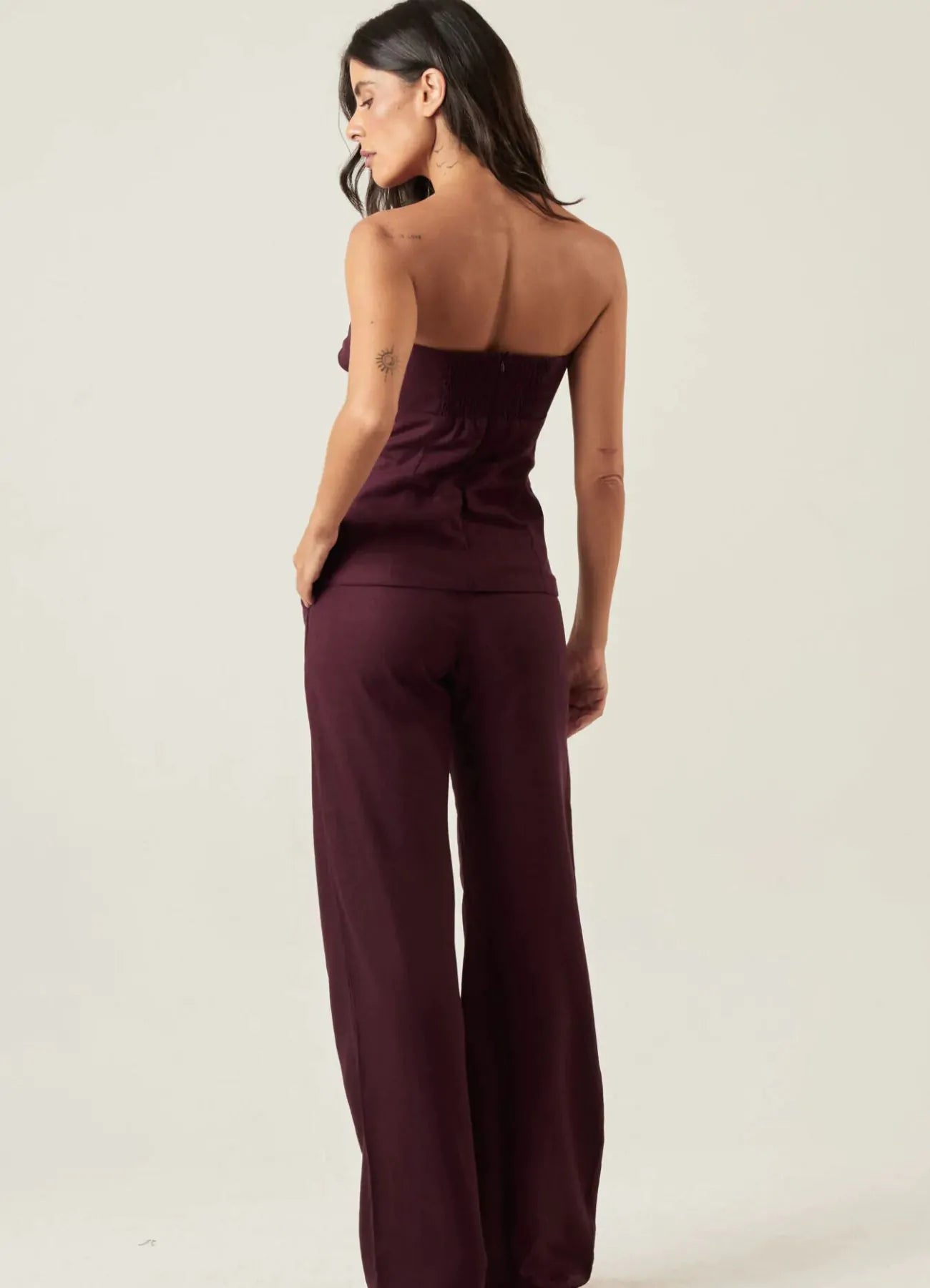 Top de Linho jabuticaba Juliana