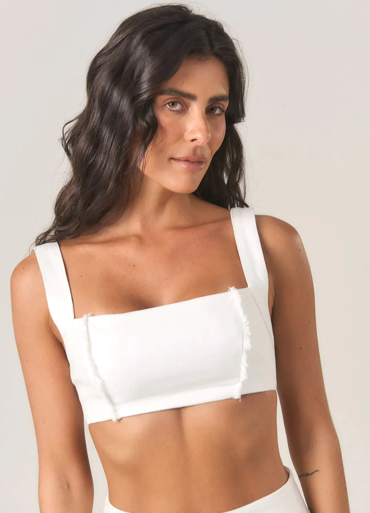 Top de Linho off-white Paola