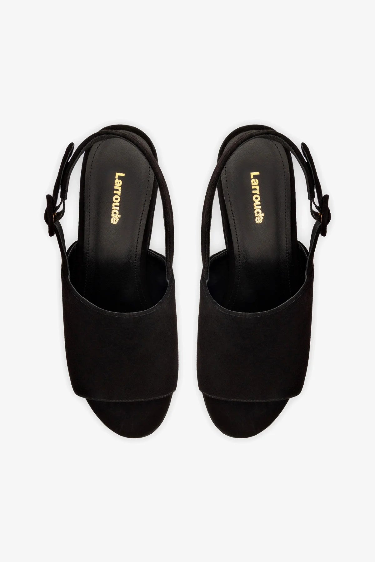 Sandália Plataforma Miso Camurça Preto