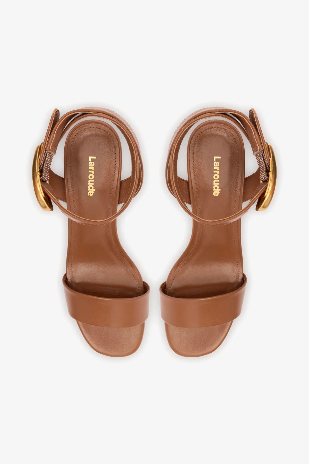 Sandália Dolly Verona Low Couro Caramelo