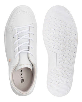 Tênis Ramarim Casual Branco Ouro Caixa Alta Feminino