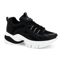 TENIS ESPORTIVO EM TEXTIL FEMININO SOLADO SINTETICO - CABEDAL OURO/PTO