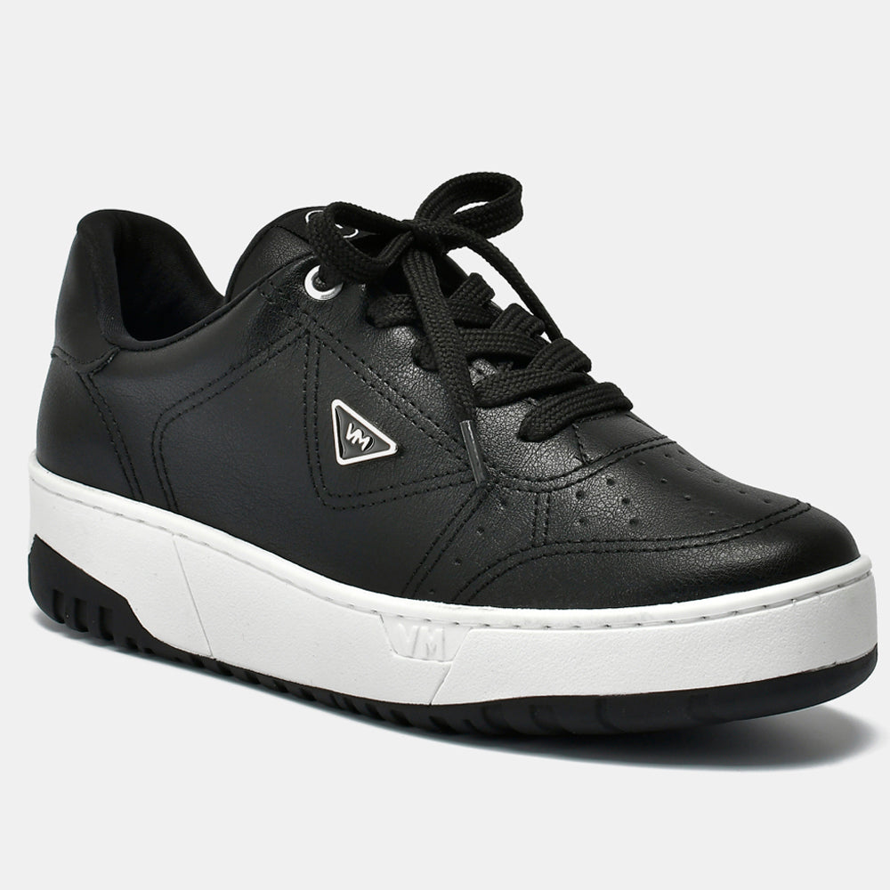 TENIS 042-008-01 EM SINTE PRETO/PRETO