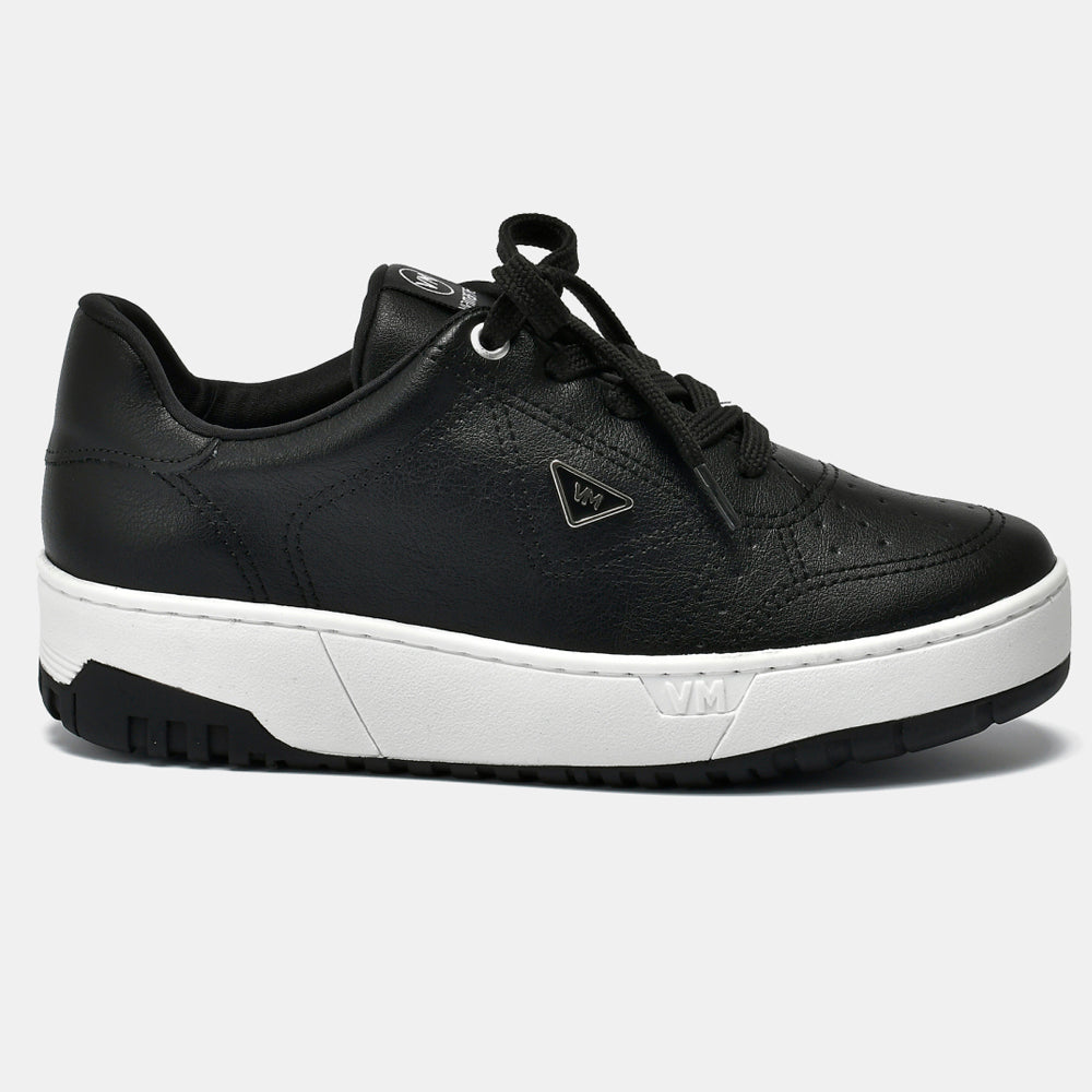 TENIS 042-008-01 EM SINTE PRETO/PRETO