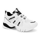TENIS ESPORTIVO EM SINTETICO FEMININO SOLADO SINTETICO - CABEDAL NOVA YORK/WHITE/BLACK