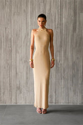 Vestido Éter Dourado