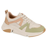 TENIS FEM BRANCO OFF 526/VERDE 1270/DOURADO/BEGE 435 7401.102.29643.102306-NP SUPREMA/NP FLO NA/MZ LONDON/NP S