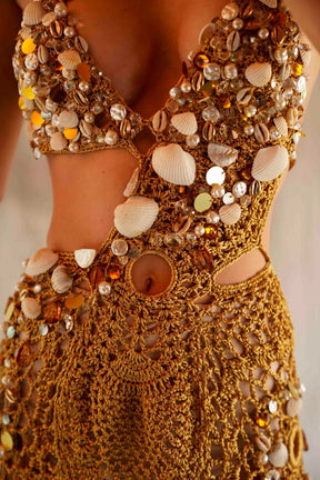 Vestido Sole Ouro