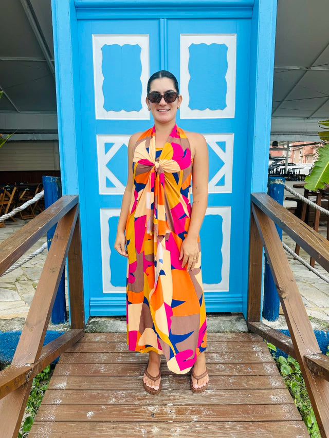 Conjunto Saída Longa + Top