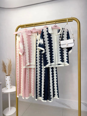 Conjunto em tricot premium