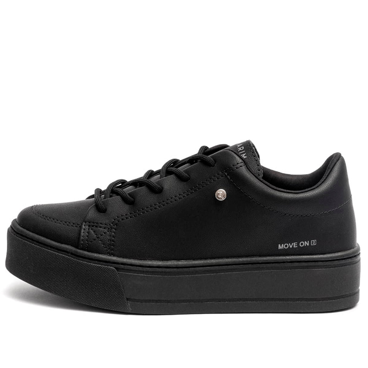Tênis Ramarim Casual Sola Alta Preto Feminino Move On