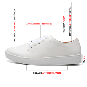 Tênis Vizzano Liso Pelica Branco